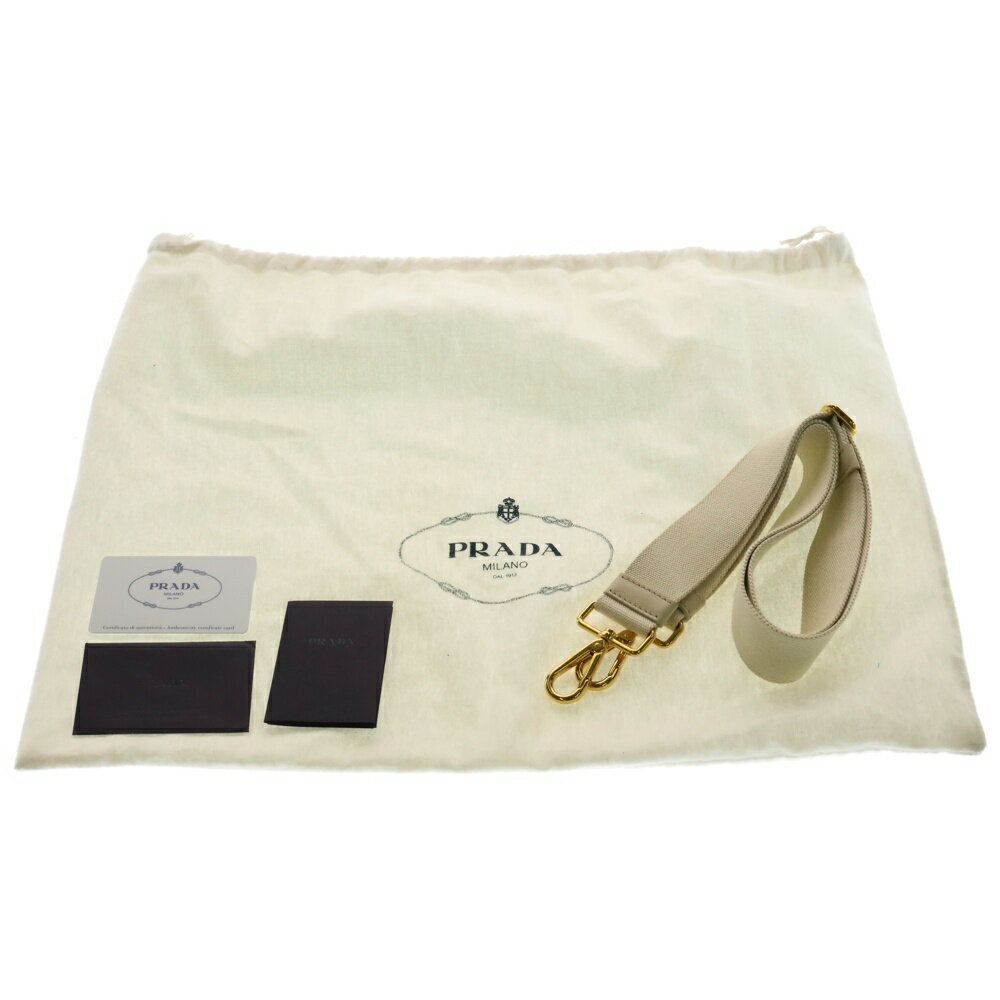 Prada Shoulder Edition Bag Canvas Handbag Limited Hawaii Canapa White - Picture 6 of 6